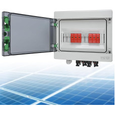 SROCHN Surge Protection PV DC 32A 1000V Lightning Protection Fuse IP65 Waterproof 2 Strings 12 Modules Solar PV Distribution Boxes