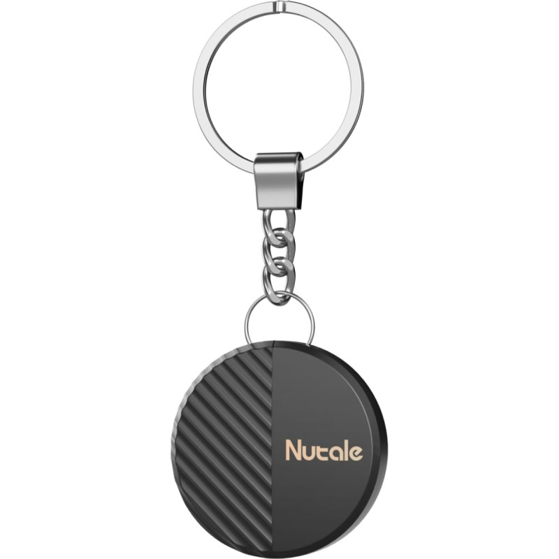 Nutale 1 x Key Finder Key Finder with App Bluetooth iOS and Android Item Locator for Car Keys Pet Purses or Backpacks - With Separate Battery Compartment