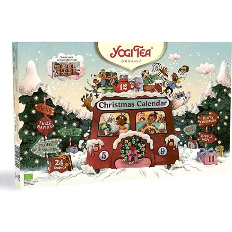YogiTea ekologiškas Advento kalendorius 