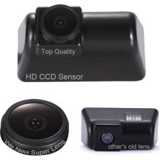 Rear View Camera Waterproof Backup Camera Colour Car Rear View Camera 170 Degree Viewing Angle Plate License with Night Vision for GPS Car Radio for Ford Transit MK6 MK7 JAC XingRui