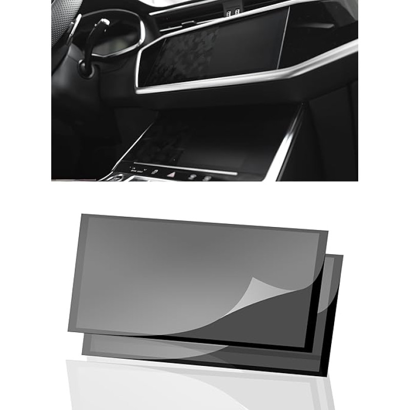 DISSKIN® Screen Protector Compatible with Various Audi Models, Self-Healing by Heat, Matt, Anti-Bacterial Coating, Anti-Fingerprint (Compatible with Q7 / SQ7)