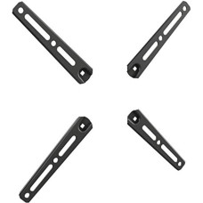 RICOO TV Wall Bracket Extender VA0200 Universal LED LCD OLED Monitor Television Mount Adapter Plate for VESA 200x200 to 400x400 Black