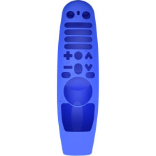 Dangtelis Nuotolinio valdymo dėklas Mrisata Silikoninis nuotolinio valdymo pulto apsauginis dėklas, suderinamas su LG AN MR600, AN MR650, AN MR18BA, AN MR19BA (mėlynas)