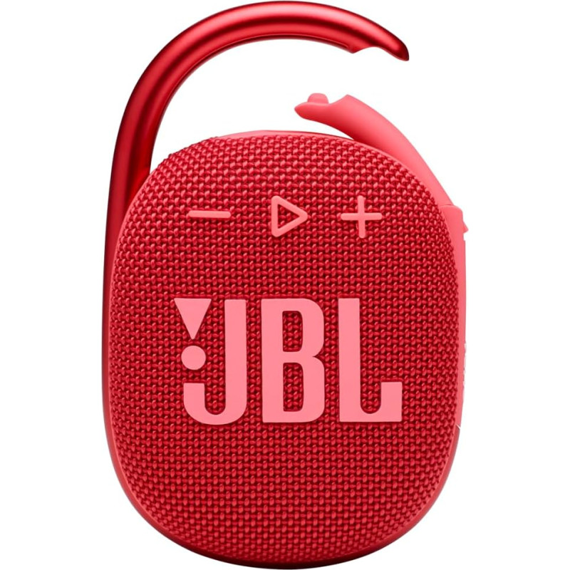 JBL Clip 4 - Portable Mini Bluetooth Speaker, Big Sound and Strong Bass, Built-in Carabiner, Waterproof IP67 and Dustproof, 10 Hours Playback, Speaker for Home