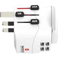 SKROSS Country Plug Pro Light USB World (4xA) White