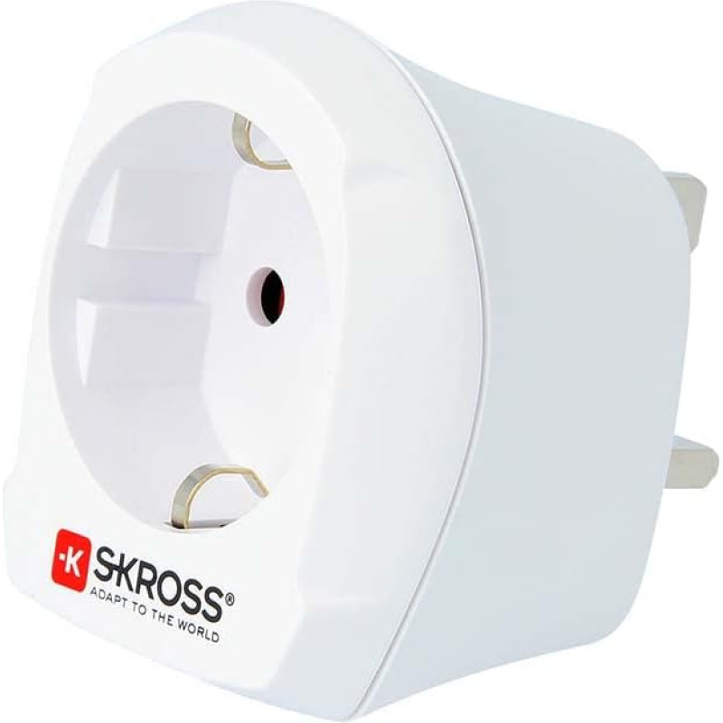 Profi Power Travel Plug Adaptor Europe EU Germany to UK Plug (UK)