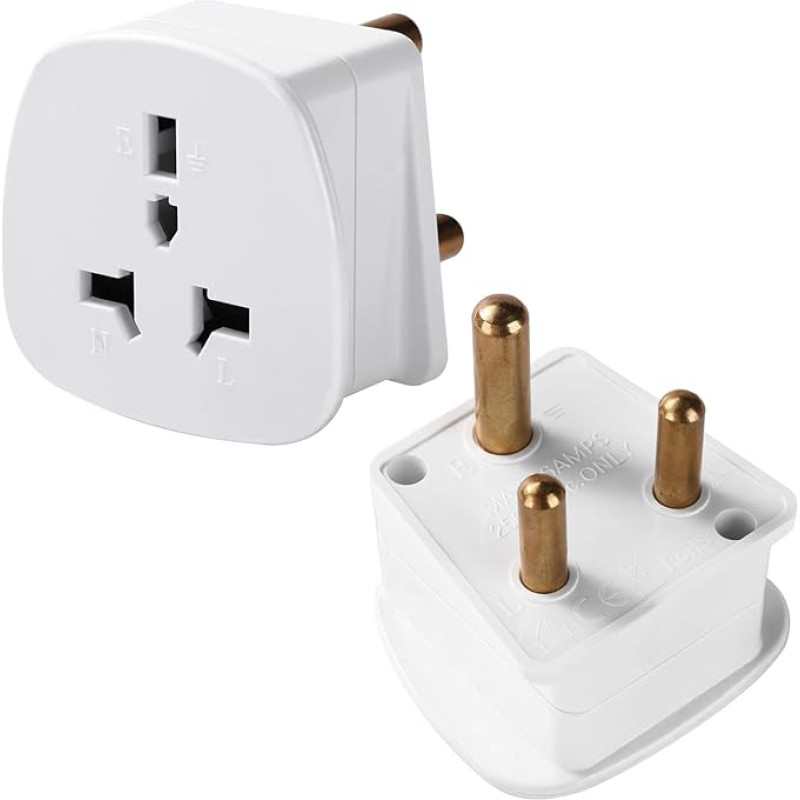 Gadgets Hut UK to South Africa Travel Adaptor Pack of 2