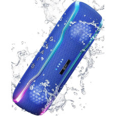 AY Bluetooth Speaker, Music Box, Portable IPX7 Waterproof Bluetooth Box with Colourful Light and Rich Bass, Stereo Pairing, Built-in Microphone, 24 Hours Battery, Perfect for Home, Outdoor Use