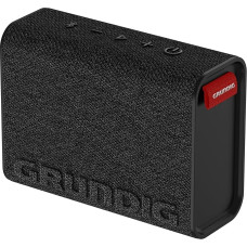 GRUNDIG Solo 2 Bluetooth Speaker, 4.3 W RMS, Bluetooth V5.3, up to 30 m Range, up to 18+ Hours Battery Life, Power Bank Function, Hands-Free Function, Splash-proof Casing, Black