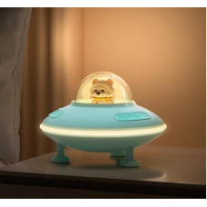 Bluetooth Speaker Small Astronaut Night Light Dimmable Bedside Lamp Speaker for Children's Room Decoration Cool Things Birthday Gifts Gift Ideas for Teenagers, Children, Boys, Girls, Women