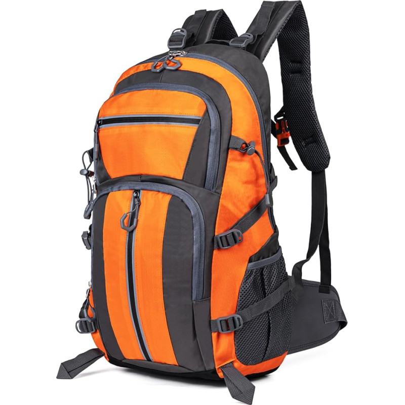 GreenTaya Hiking Backpack Trekking Backpack 55L Men Women Outdoor Hiking Backpack Waterproof with Reflective Stripes Breathable Travel Backpack for Camping Cycling Climbing Travel