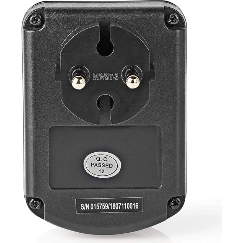 Power Transformer - Mains Power Supply - 230 V AC 50 Hz - 45 W - Protective Contact - Black