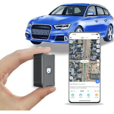 Wanwaytech GPS Car Tracker with Magnet, GPS All-Round Finder, Live Tracking Transmitter for Cars, 6000mAh Battery, Instant Updated in 10 Seconds, App Subscription Required (S20UN-FR#FBA)