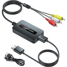 HDMI ir RCA konverterio kabelis su HDMI ir RCA kabeliais, HDMI ir kompozitinio AV CVBS adapteris, HDMI ir RCA kompozitinis AV konverteris