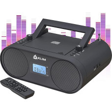 KLIM Boombox B4 Radijo imtuvas su CD grotuvu + AM/FM radijas, MP3, 