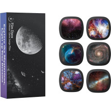 Realistic Discs - Discs for Ainael Meteor and Galaxy Projector, 5K Ultra HD Discs for Home Planetarium, 6 Disc Set without Projector (Nebula 1)
