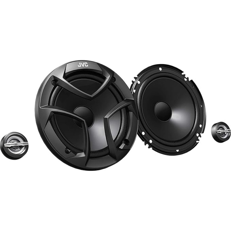 JVC CS-JS600 Component Speaker 16 cm 2-Way Black