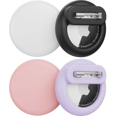 DLENP Airtag Holder for Kids, 4-Pack Hidden Airtag Holder GPS Tracker Case Silicone GPS Protective Cases for Kids, Elderly, Pets, Backpack, Luggage