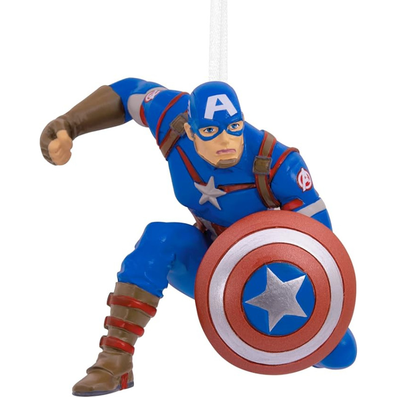 Hallmark Kapitonas Amerika Ornamentas Marvel Avengers Tree Decoration Disney Kabantis Ornamentas Kalėdų Kabantis Ornamentas Dovanos Kalėdoms