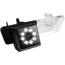 8 LED Night Vision: High Quality Number Plate Light Reversing Camera, Waterproof Wide Angle, Replacement for Smart R300/R350/Smart Fortwo Cabrio Coupe Carossblade W450 W451 W453 2004-2019