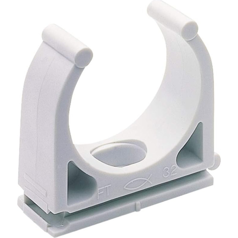 fischer - Clip Ft 40. PVC Clip or Clamp for Fixing Cables (Pack of 100)