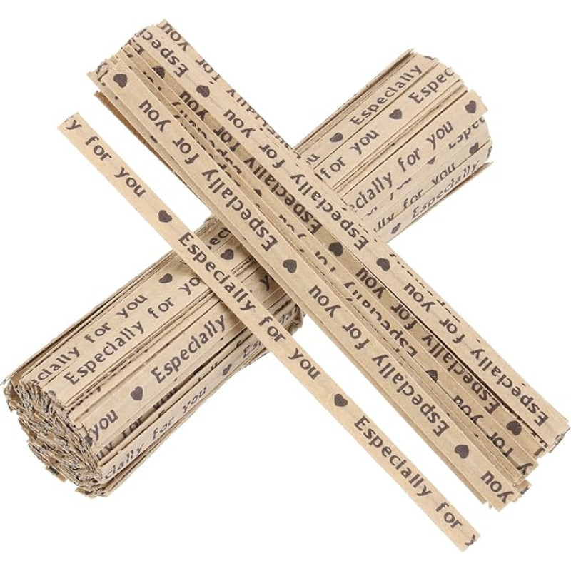 1000 Stück Kraftpapier-Spiralbinder 8,9 cm Brotbinder für Plastiktüten, wiederverwendbare Pflanzenbinder für Cake-Pops, Cello, Süßigkeiten, Brot, Kaffeebeutel