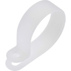 sourcing map Cable Clips Wire Holder R-Type Clip Clasp 30mm for Home Office Cable Management White 20 Pack