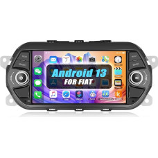 [1+32G] SIXWIN Android 13 automobilinis radijas Fiat Punto 05-09/Linea 07-11 su navigacijos sistema, 7 colių ekrano jutiklinis ekranas, automobilinis radijas su Bluetooth RDS FM navigacija GPS WiFi USB Canbus