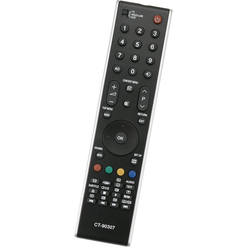 ALLIMITY CT-90307 75011184 Remote Control Replacement for Toshiba REGZA LCD TV 19AV505DG 32XV505D 52XV555D 32XV505DB 42RV555D 19AV506DG 32XV505DG 42XV505D 32AV505D 32CV505D 32AV555DB 32AV565DG