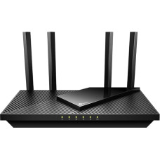 TP-Link Archer AX55 Wi-Fi 6 WLAN maršrutizatorius, 2402 Mbps 5 GHz, 574 Mbps 2,4 GHz, 4 × Gigabit LAN prievadai, 1 × USB 3.0 prievadas, nepalaiko DSL funkcijos, juodas