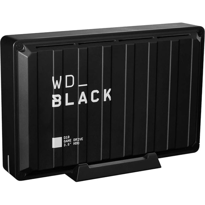 WD_BLACK 8TB D10 game drive with 7200 rpm with active cooling to store your extensive game collection