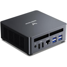 MINIS FORUM UM790 Pro mini kompiuteris AMD Ryzen 9 9 7940HS Tik 5,2 GHz 32 GB DDR5 1 TB SSD su AMD Radeon 780M, 4X USB3.2, 2X USB4, 2X HDMI 2.1, 2X PCIe4.0, Wi-Fi 6E /BT5.3, RJ45 2.5G