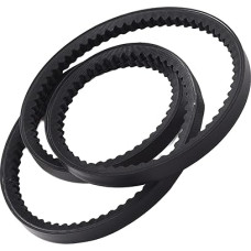 Othmro 1 x Trikampis diržas Pramoninis diržas BX62 Drive V-Belt Vidinis apvadas 62 colių Pramoninės galios guminės pavaros diržas Pakaitinis diržas Pavarų diržas tekinimo staklėms Stalo pjūklai Juostiniai pjūklai Juoda