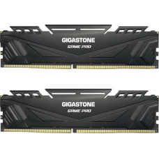 DDR4 OPERATYVIOJI ATMINTIS: GIGASTONE Game Pro 16GB (2x8GB) DDR4 3200MHz PC4-25600 CL16-18-18-40 Intel XMP 2.0 AMD Ryzen 1.35V UDIMM 288Pin Non-ECC Unbuffered Desktop High Performance Memory Black