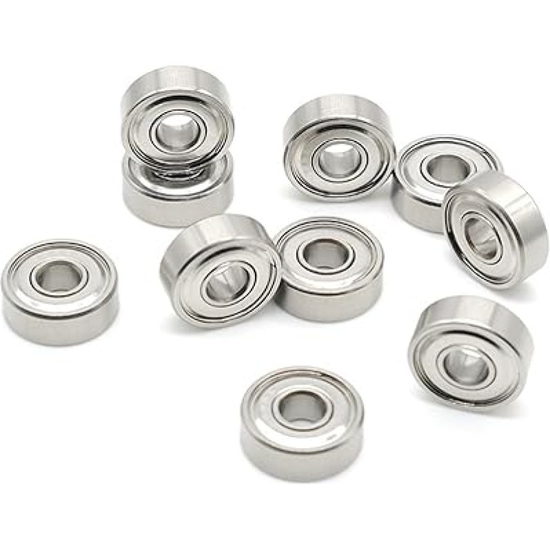 1 vnt. 6x15x6mm nemagnetinis AISI304 S696ZZ nerūdijančio plieno guolis 696 nerūdijantis guolis