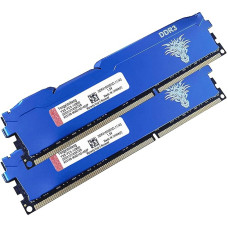 DDR3 8GB rinkinys (4GBx2) staliniams kompiuteriams skirta 1600MHz PC3-12800 UDIMM atmintis, be buferizavimo 1,5 V 2Rx8 Dual Rank 240 Pin CL11 kompiuterio atminties modulių rinkinys (mėlyna)