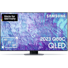 Samsung QLED 4K Q80C 75 Inch TV (GQ75Q80CATXZG, German Model), Smart TV, Direct Full Array, Neural Quantum Processor 4K, Real Depth Enhancer [2023]