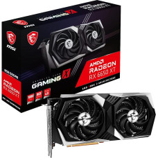 MSI Radeon RX 6650 XT GAMING X 8G žaidimų vaizdo plokštė - AMD RX 6650 XT, GPU 2523/2694 MHz, 8000 MB DDR6 atminties, atminties greitis 17500 MHz, atminties magistralė 128bit