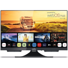 Cello C1924WS Trav 19 Inch Smart 12 V Camping Travel TV Frameless Triple Tuner Bluetooth WebOS by LG Pitch Perfect Speaker Disney+ Netflix Motorhome Truck Boat [2024]