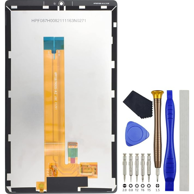 VEKIR Baltos spalvos planšetinio kompiuterio ekrano LCD jutiklinio skaitmeninio valdiklio keitimas (WiFi versija) Samsung Galaxy Tab A7 Lite SM-T220 8,7 colių su įrankių rinkiniu