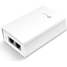 TP-LINK TL-POE4824G PoE adapteris Gigabit Ethernet 48 V TL-POE4824G, Gigabit Ethernet, 10,100,1000 Mbps, baltas, maitinimas, FCC, CE, RoHS, 48 V