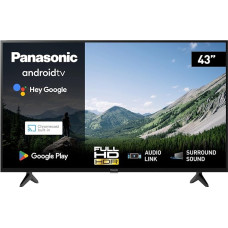 Panasonic TX-43MSW504, 43 Inch Full HD LED Smart 2023 TV, Android TV, Surround Sound, Google Assistant, Chromecast, Bright Panel, HD Colour Engine, Black