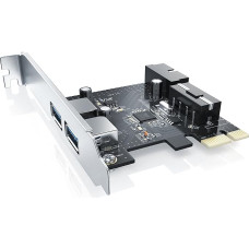 CSL - USB 3.2 Gen1 PCI Express kortelė PCIe valdiklis - 2 x išoriniai prievadai 1 x vidinio valdiklio antraštė - sąsajos kortelė USB 3.0 Super Speed