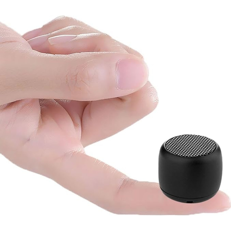 Eageroo Bluetooth Super Mini Speaker, Portable Speaker, Stereo Sound with Deep Bass Technology, Black (Super Mini Speaker)