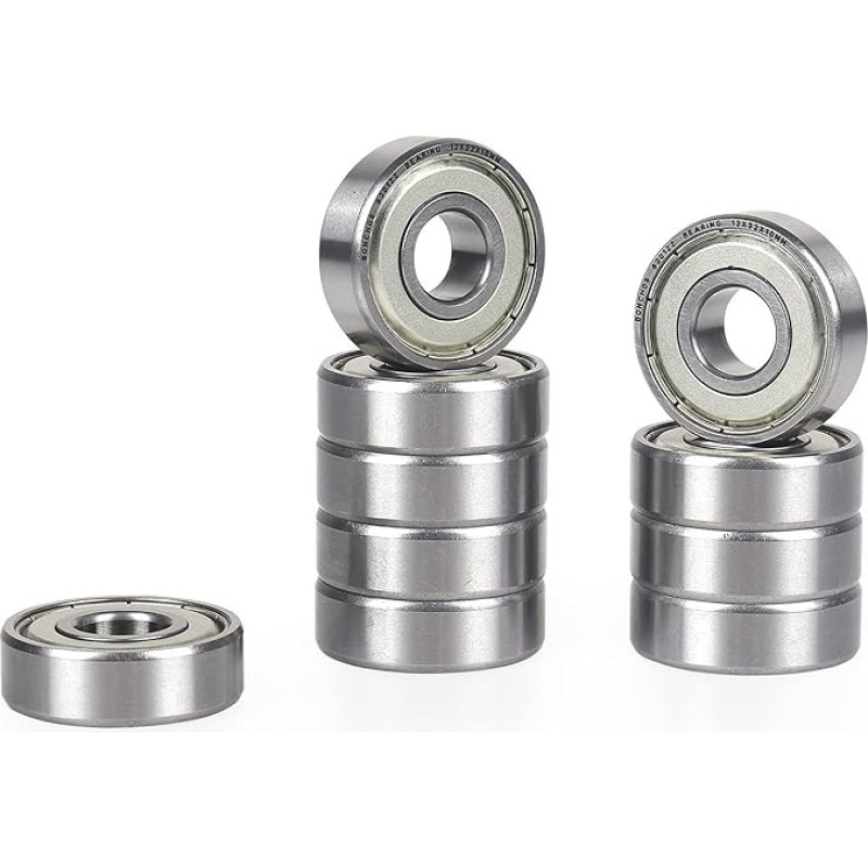 ABEC-5 608 6204 6205 6206 6207 6208 ZZ 2RS Metal Seal Deep Groove Ball Bearing 8 x 22 x 7 mm (spalva: viena spalva, dydis: 6204 20X47X14MM-ABEC 1)