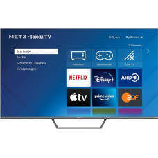 METZ Blue Roku TV, QLED 4K, Smart TV, 43 Inches, 109 cm, TV with Triple Tuner, WiFi, LAN, HDMI, USB, 43MQE7011