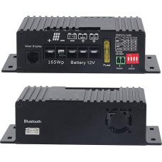 12 V Solar Charge Controller MPPT Solar Panel Charger Discharge Controller Double Battery Charge (MPPT5012A-DUO(12A))