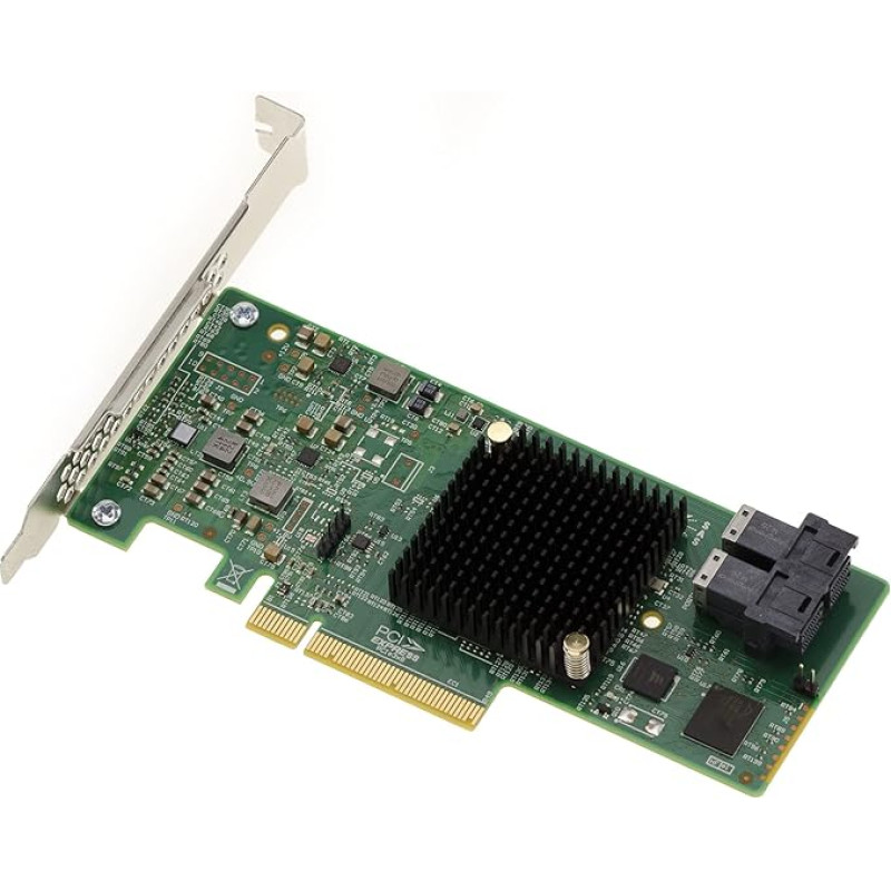KALEA-INFORMATIQUE PCIe 3.0 SAS 12GB Controller Card with 8 Internal Ports OEM Model 9300-8i with SAS 3008 Fusion MPT 2.5 Chipset