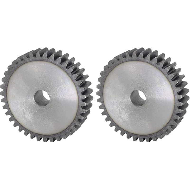 RC automobilių pavarų dėžė Spur Gear variklio krumpliaračiai 1 gabalas 2 moduliai 31/32/33/33/34/35/36/37/38/39/40 dantų plokščia spurtinė pavara Anglies plieno galios perdavimo spurtinės pavaros stovelių, 2 moduliai 39 Z