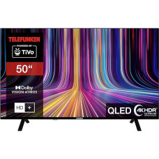 Telefunken QLED TV 50 Inch Smart TV Powered by TiVo (4K UHD, HDR Dolby Vision, Dolby Atmos, Triple Tuner, 6 Months HD+ Included) QU50TO750S